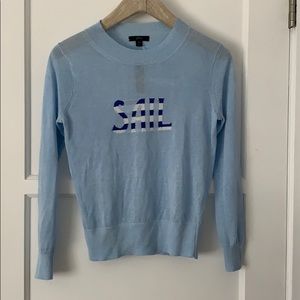 Light blue nautical sweater
